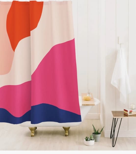 Graphic Design Shower Curtain