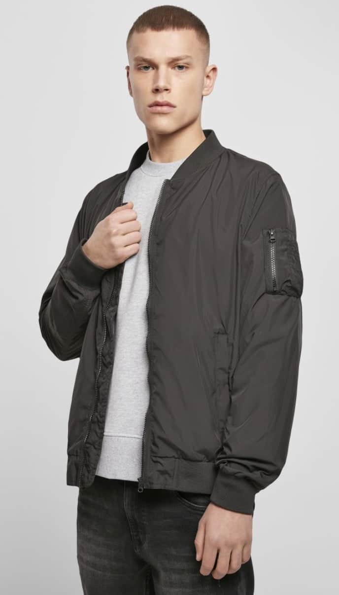 Nylon Bomber Jacket